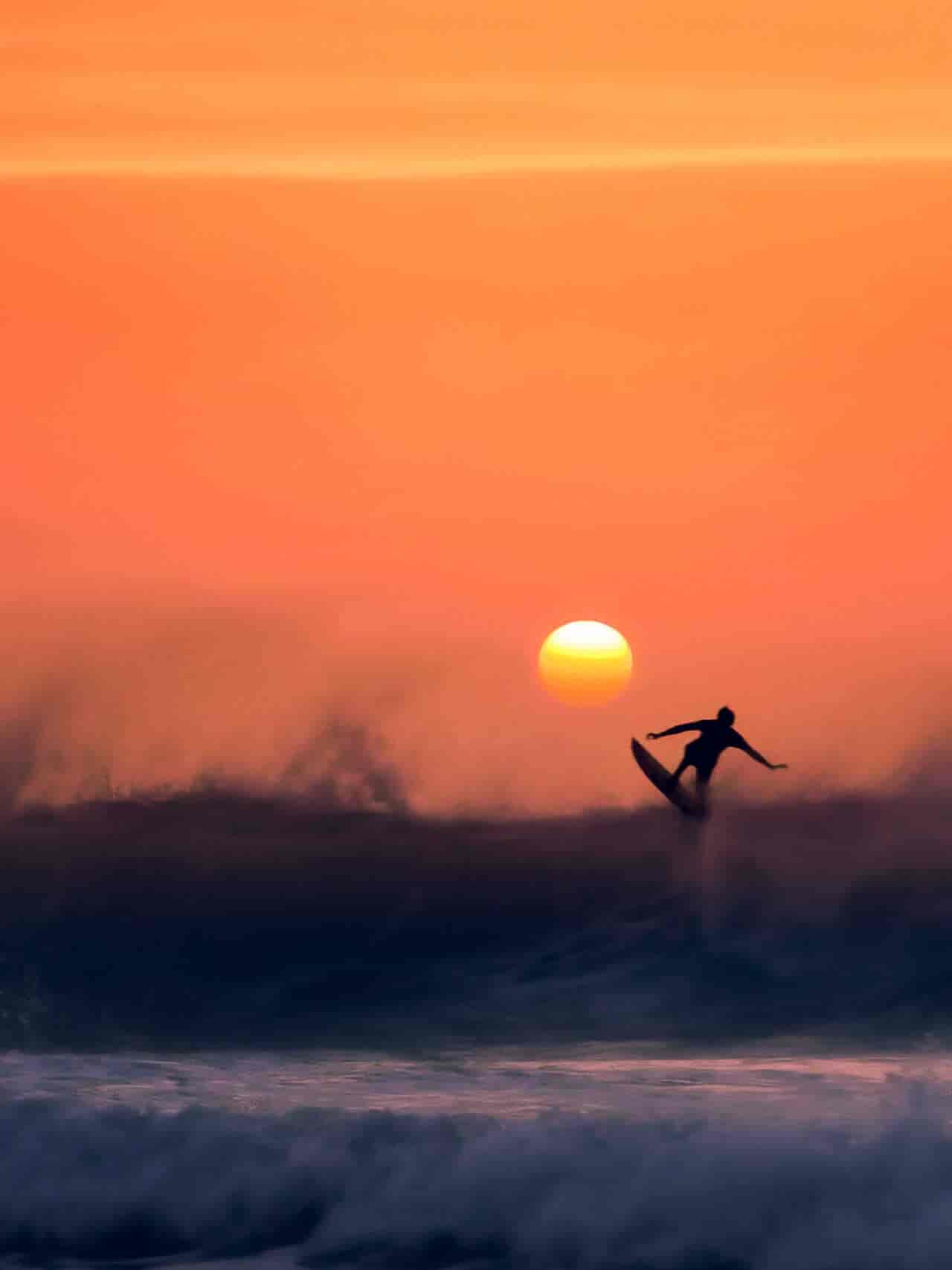 Sunset Waves